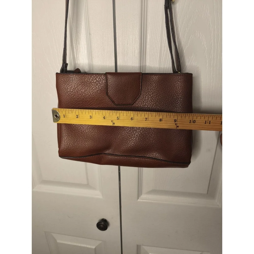 Brown Bueno Handbag Brown adjustable strap Lined Crossbody Purse‎ Shoulder Bag